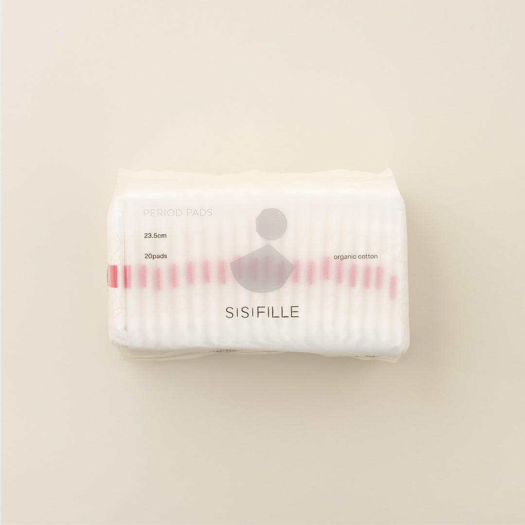 【SISIFILLE】PERIOD PADS_23.5cm 多い日用 羽あり