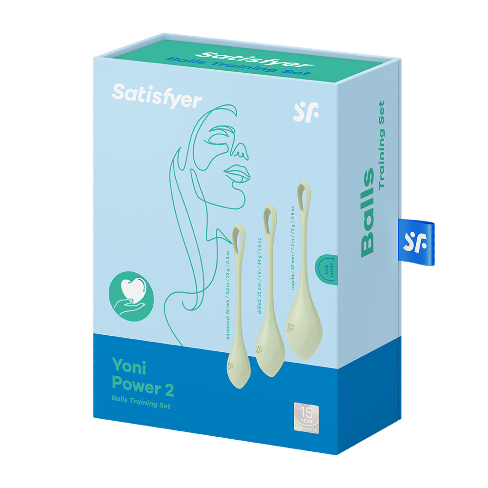 膣トレ 膣トレボールセット Satisfyer Yoni Power 2 light green（ヨニパワー２ライトグリーン）